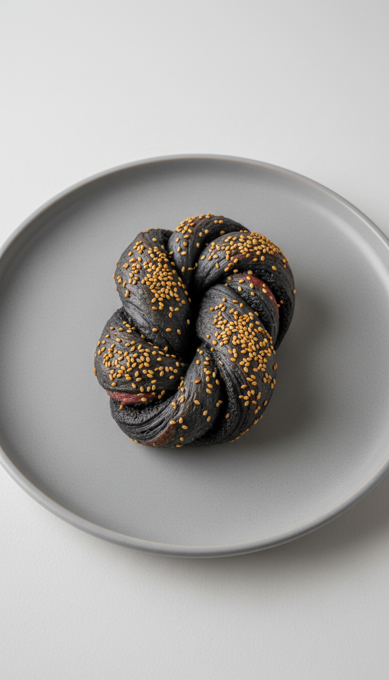 Charcoal Sesame Twist